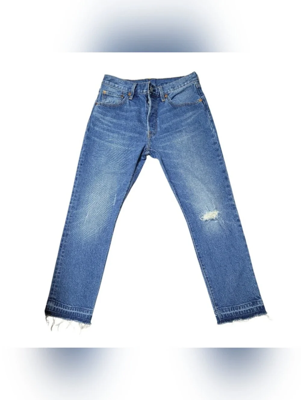 Levi's TURNED ON ME Wedgie Straight Crop Jeans